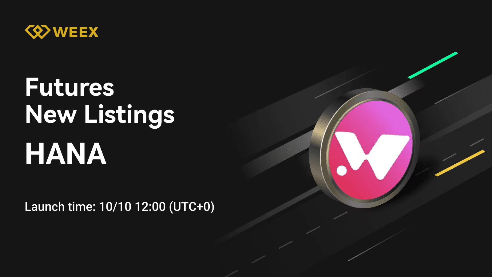 El trading de futuros con HANA USDT se pone en marcha en el exchange WEEX