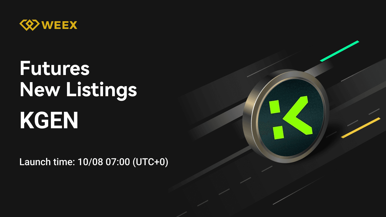 WEEX Futures lanza el contrato perpetuo de KGEN