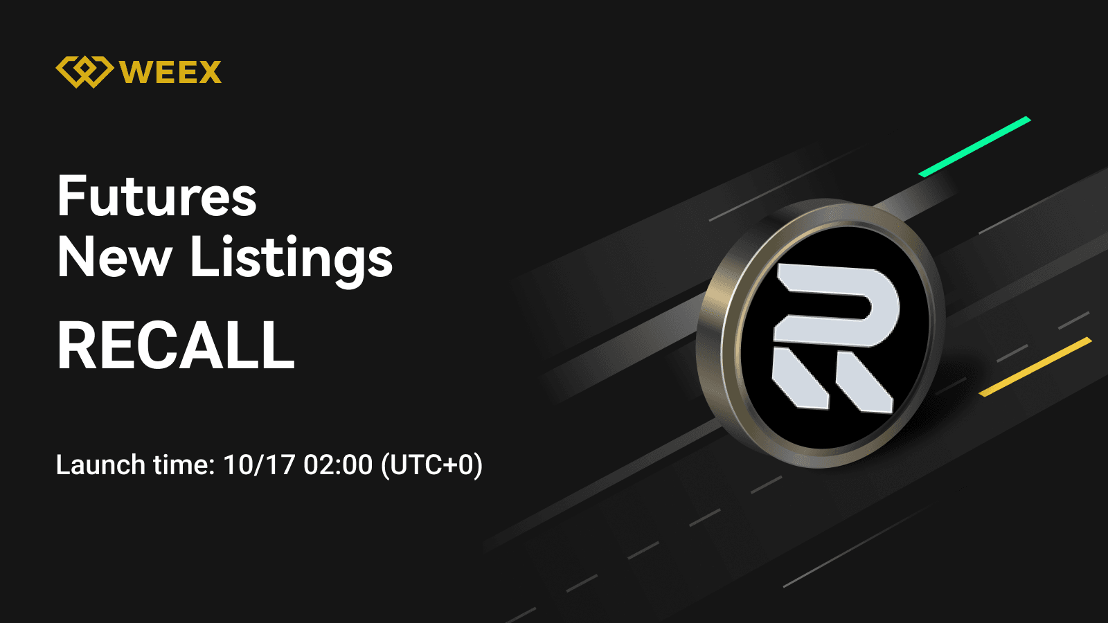 RECALL USDT Perpetual Contract se lanza en WEEX Futures