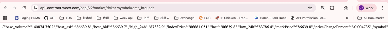 عملية اختبار واجهة برمجة التطبيقات في هاكاثون WEEX العالمي 5.png