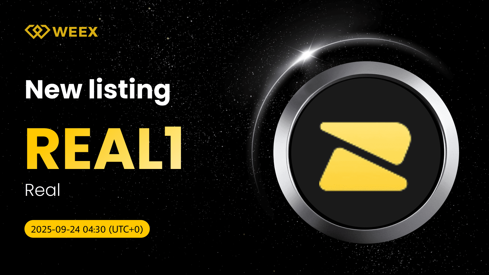 WEEX lista la moneda Real (REAL1) con el par de negociación al contado REAL USDT
