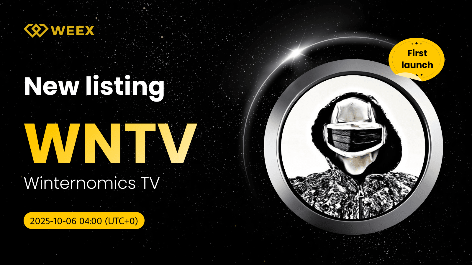 WEEX incluye WNTV USDT para el comercio de monedas de Winternomics TV (WNTV)