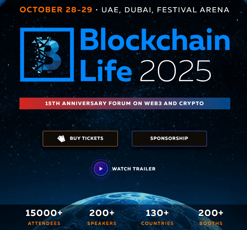 WEEX chega ao Blockchain Life Dubai 2025