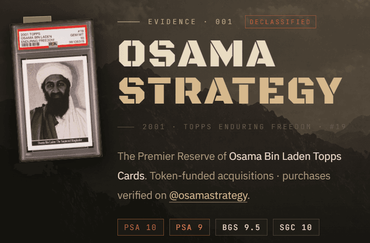 O que é a moeda Osama Strategy (OSAMA)? Ela é inspirada em Osama bin Laden?