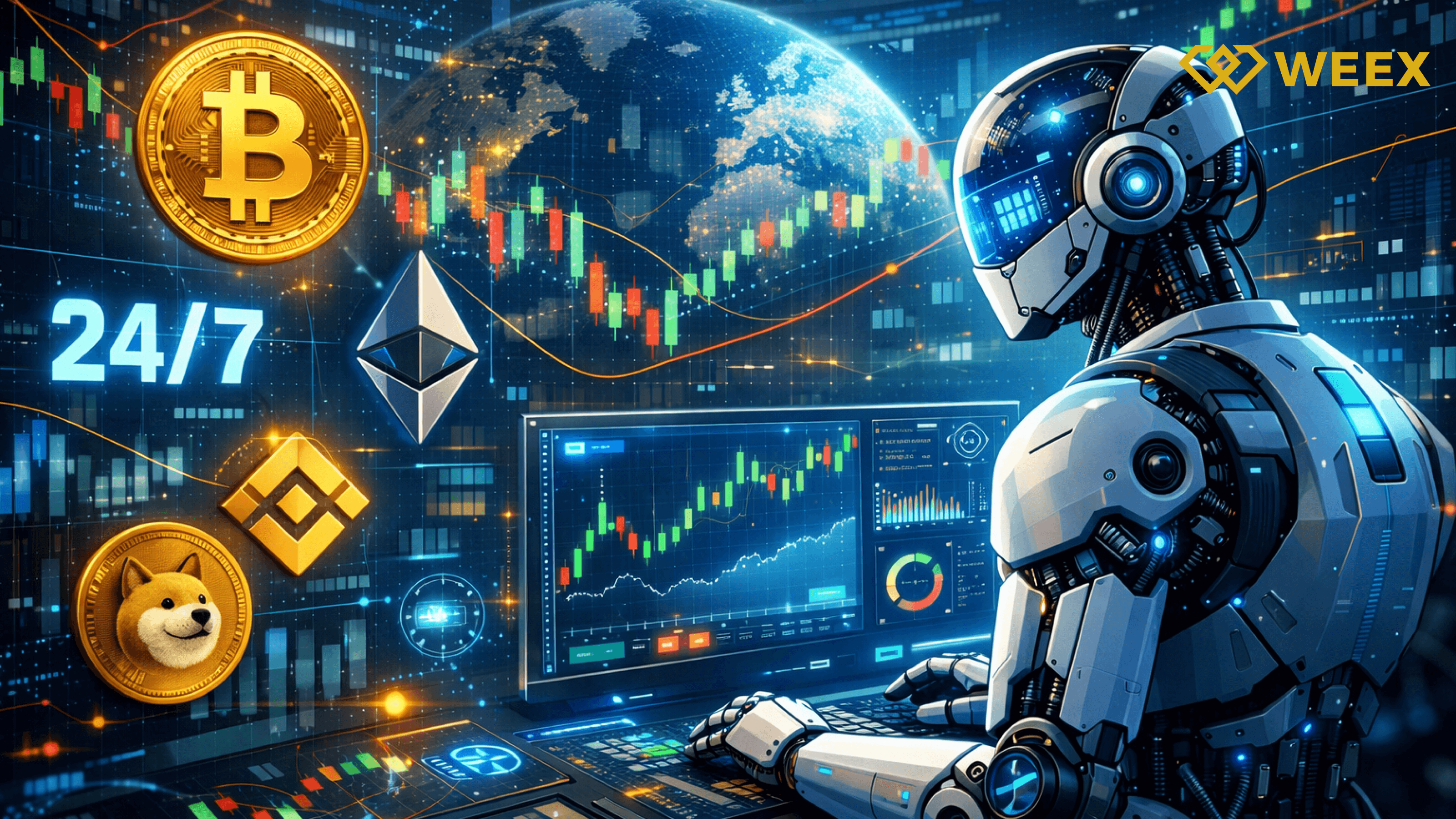 Por que os bots de negociação de IA estão se tornando essenciais nos mercados de criptomoedas 24/7.
