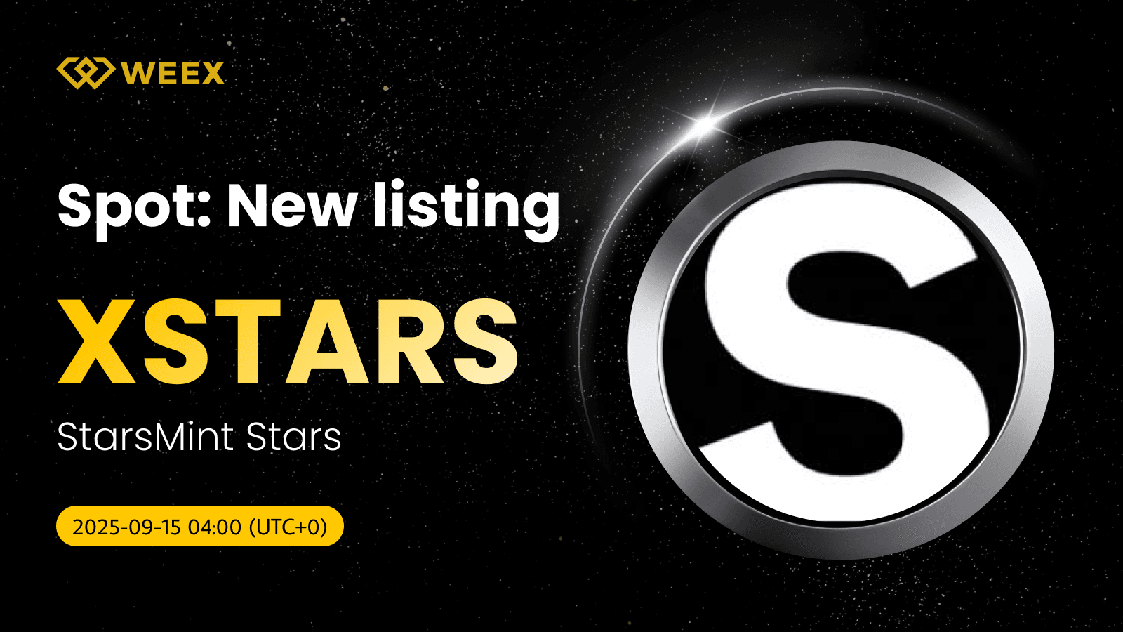 El trading al contado de XSTARS USDT ya está disponible en la bolsa WEEX