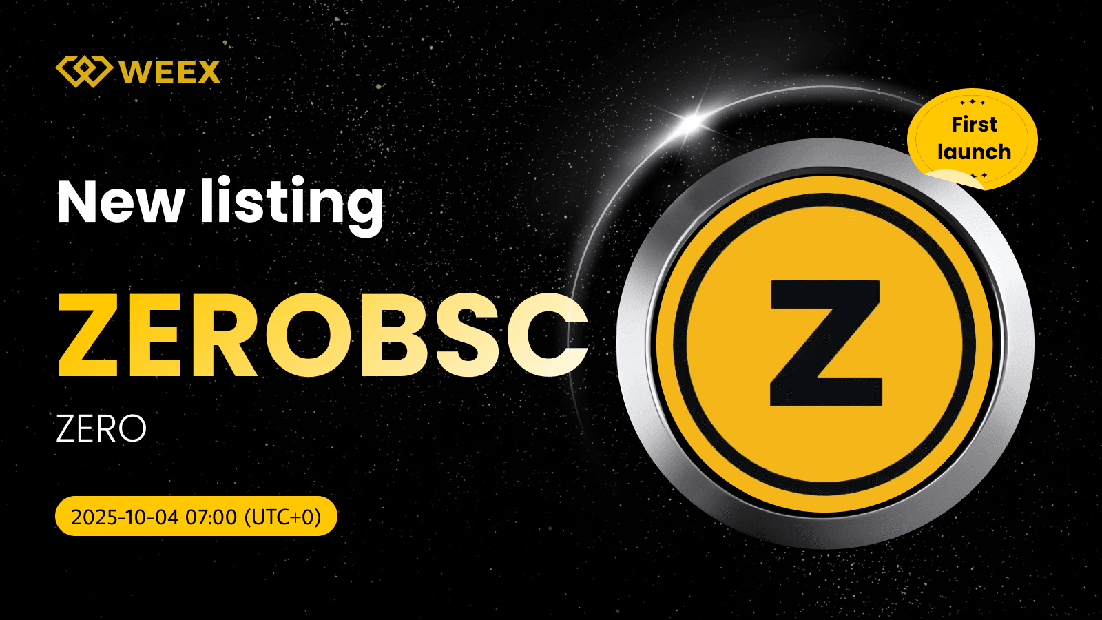 El trading al contado de ZEROBSC USDT ya está disponible en WEEX