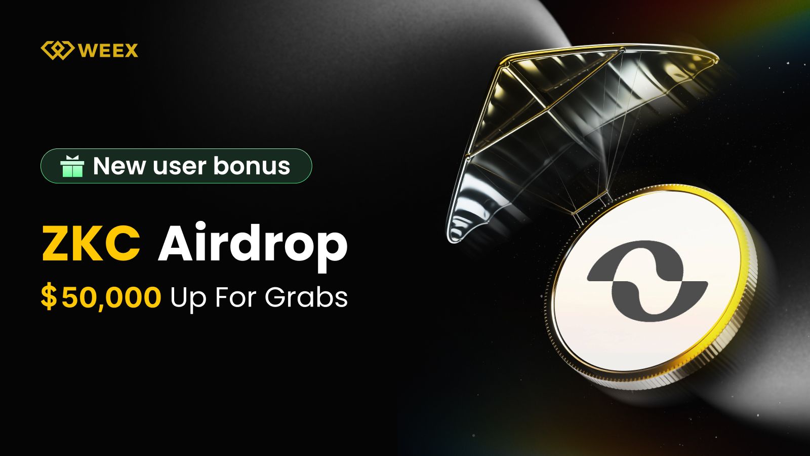 Аирдроп ZKC для новых пользователей на бирже WEEX: заберите 50 000 $ в виде наград до 22 сентября 2025 года