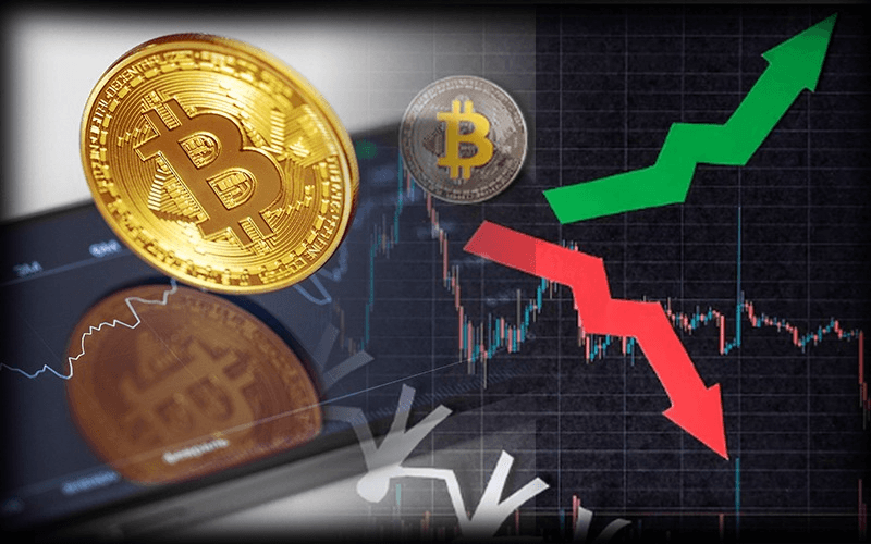 El juego de Bitcoin entre la subida y la caída
