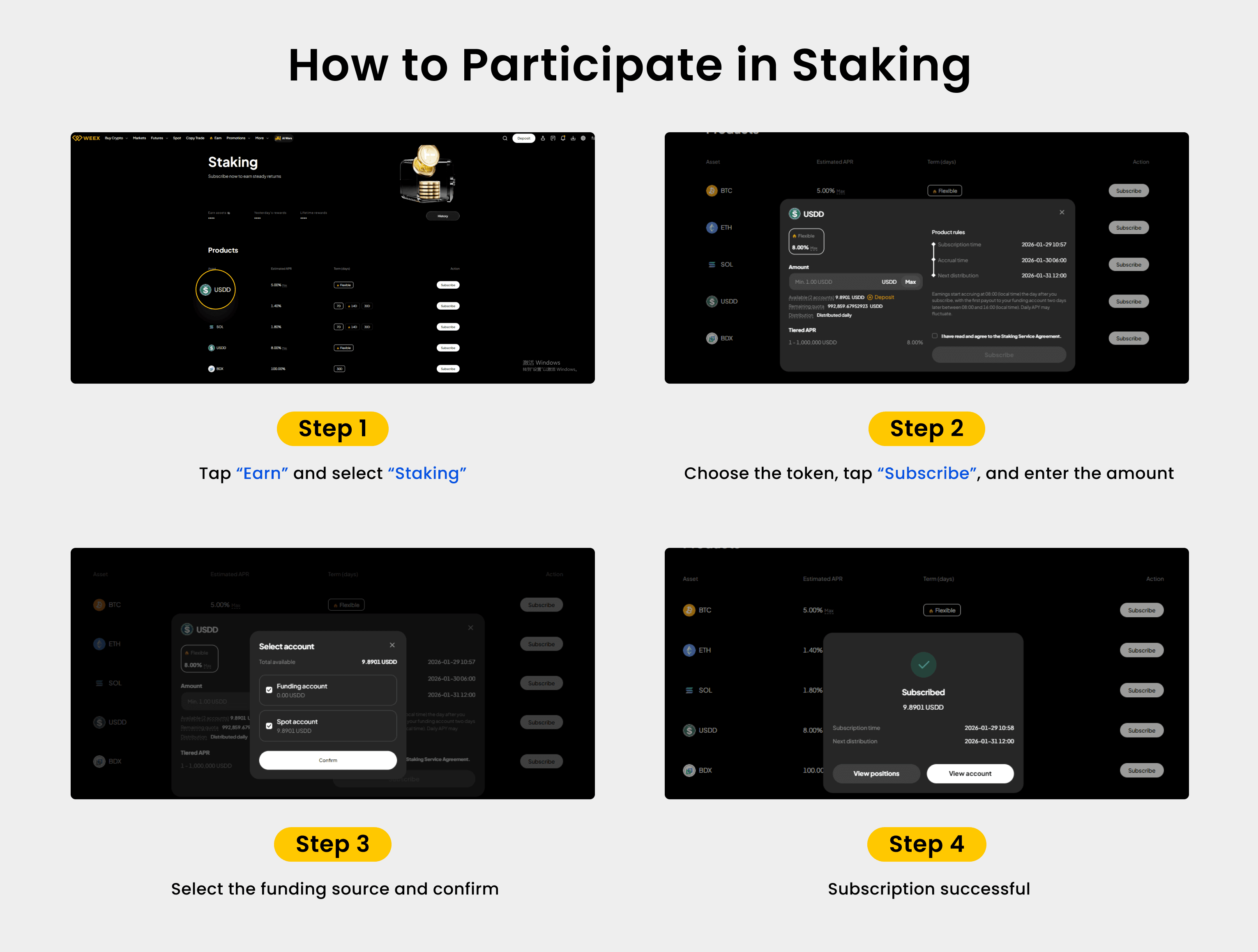 WEEX Staking USD1: Kompletny przewodnik