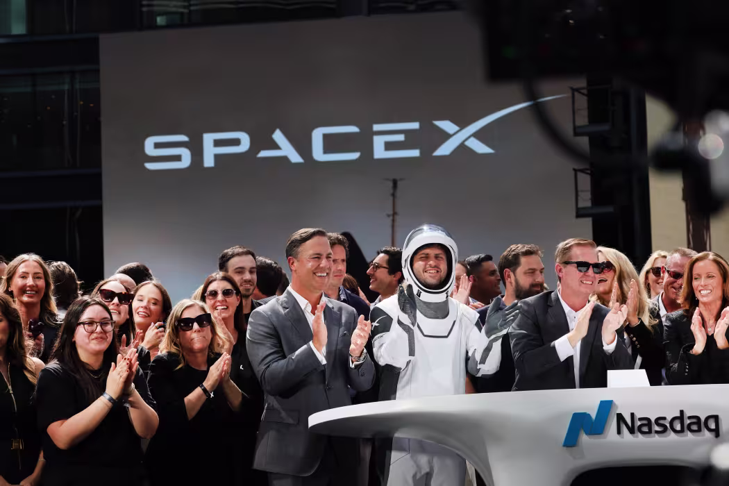 Funcionário da SpaceX comemorou após o fechamento do IPO da SpaceX