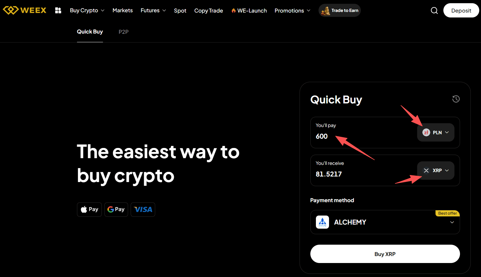 O que é o WEEX OTC e como comprar XRP com PLN no WEEX OTC?