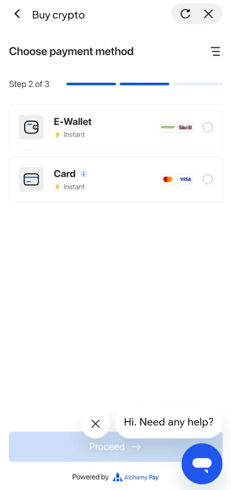 Passo 5: Como comprar XRP com PLN em WEEX OTC? Versão do APP