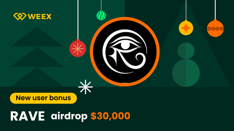 Airdrop WEEX RAVE 2026: Compartir 30.000 USDT