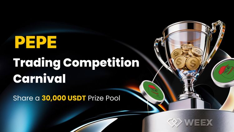 Concurso de anuncios de PEPE en WEEX: Asciende en la clasificación de PEPE y comparte 30.000 USDT.