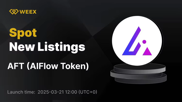 El token AIFlow (AFT) ahora cotiza en WEEX: ¡opere con el USDT de AFT hoy mismo!