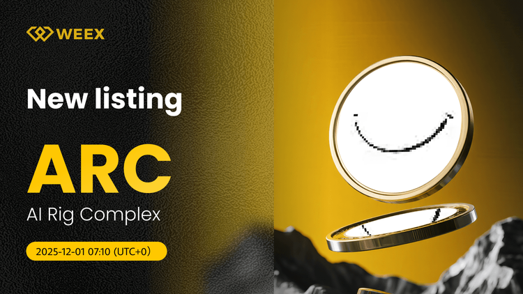 ARC USDT en vivo: Moneda AI Rig Complex (ARC) listada en WEEX
