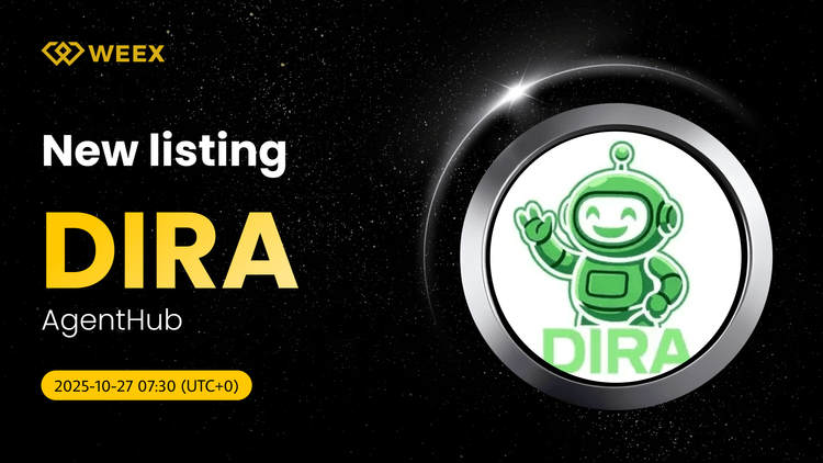 DIRA USDT se lista en WEEX con el Coin AgentHub (DIRA)