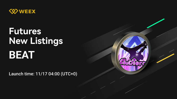 El contrato de futuros BEAT/USDT ya está disponible en la plataforma WEEX