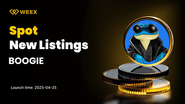 BOOGIE hace su debut en WEEX Spot con BOOGIE USDT Pair Trading ahora en vivo