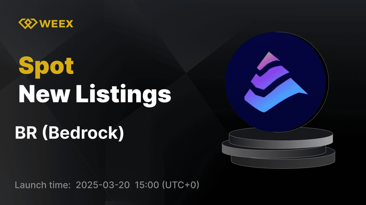 Bedrock (BR) cotiza en WEEX – BR USDT Trading ya está disponible