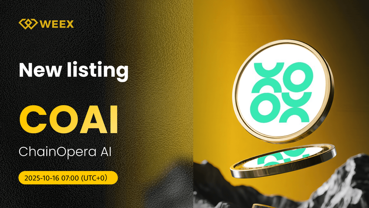 Par de USDT de COAI ahora en marcha en WEEX para la moneda de IA de ChainOpera