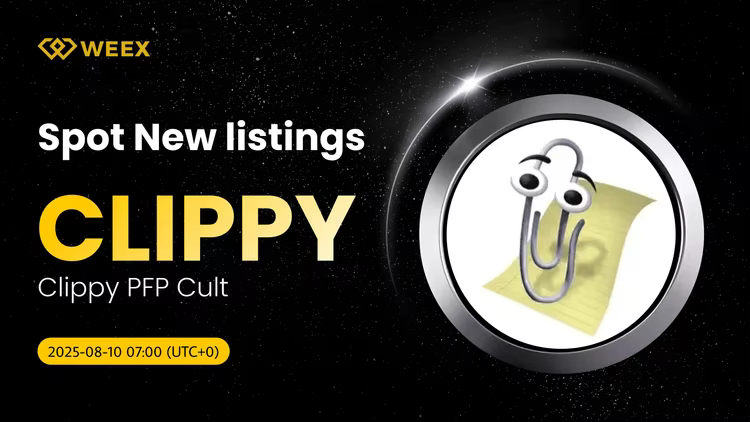 Clippy PFP Cult (CLIPPY) cotiza en WEEX: opera ahora con CLIPPY USDT.