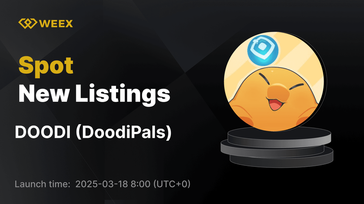 DoodiPals (DOODI) ahora disponible en WEEX Spot – ¡Opere con DOODI USDT hoy mismo!