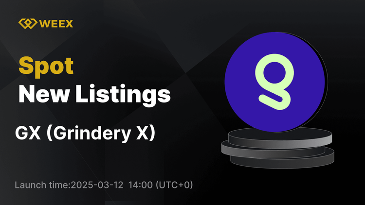 La operación de Grindery X (GX) ahora cotiza en WEEX – GX USDT entra en funcionamiento