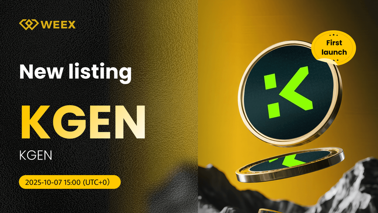 KGEN USDT debuta en WEEX: Comerciar con el token AI ahora