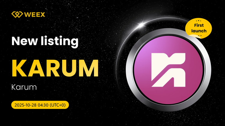 KARUM USDT se estrena en WEEX: Moneda de Karum ahora en vivo