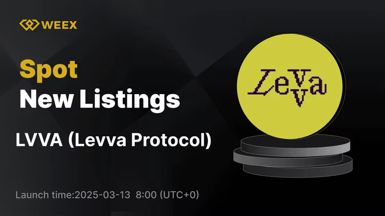 El protocolo Levva (LVVA) ya está disponible para operar en WEEX con el par LVVA USDT