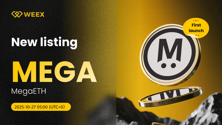 MEGA USDT, nueva incorporación a WEEX: Moneda MegaETH (MEGA)