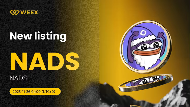 Par USDT de NADS en vivo: Moneda NADS Cotizada en WEEX