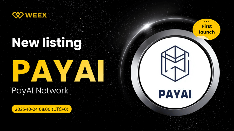 La moneda PayAI Network (PAYAI) está en vivo en WEEX con el par de trading spot PAYAI USDT