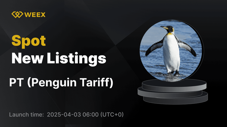 Penguin Tariff (PT) ahora en vivo en WEEX Spot con PT USDT Trading abierto