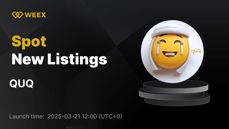 QUQ (QUQ) ya está disponible en WEEX: ¡opere QUQ USDT hoy mismo!