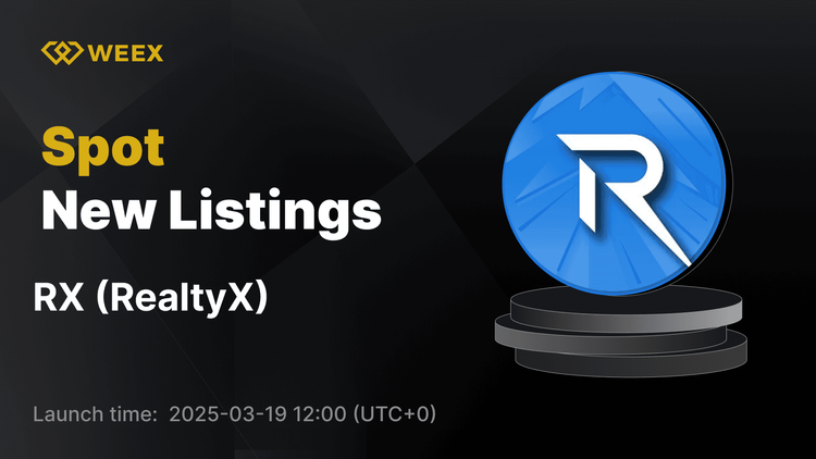 RealtyX (RX) ahora cotiza en WEEX – Opera en RX USDT hoy mismo