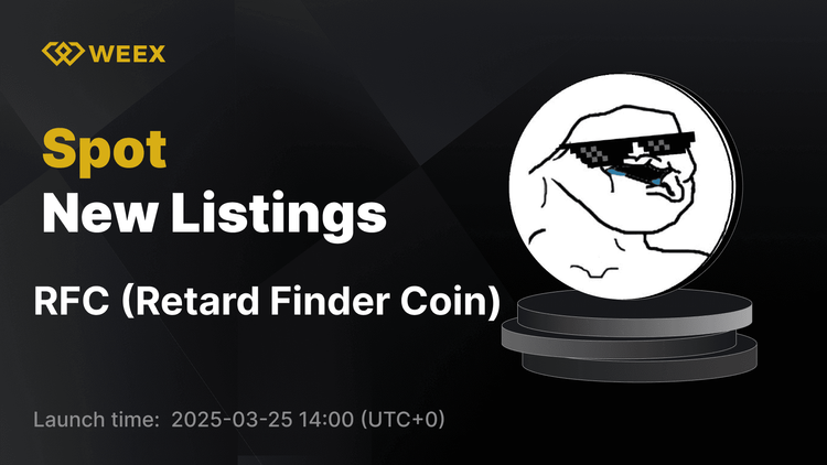 La moneda Retard Finder (RFC) cotiza en WEEX con la apertura del par de operaciones RFC USDT pronto