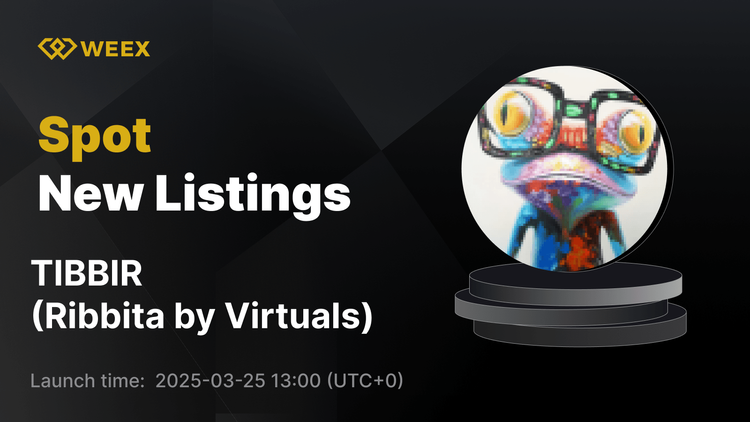 Ribbita by Virtuals (TIBBIR) ahora cotiza en WEEX con TIBBIR USDT Trading abierto