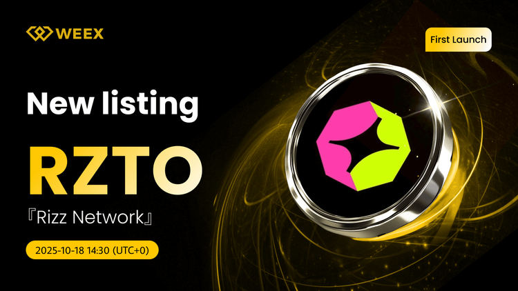 RZTO USDT Ahora en Vivo en WEEX: Listado de monedas de Rizz Network (RZTO)