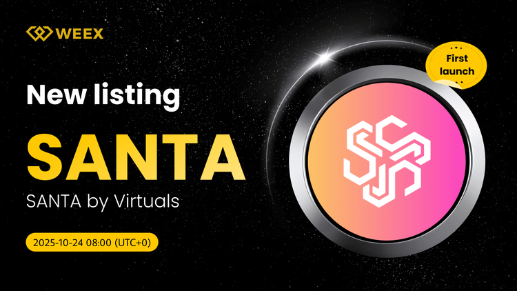 SANTA USDT Comercio en Vivo en WEEX: SANTA por Virtuals Listado