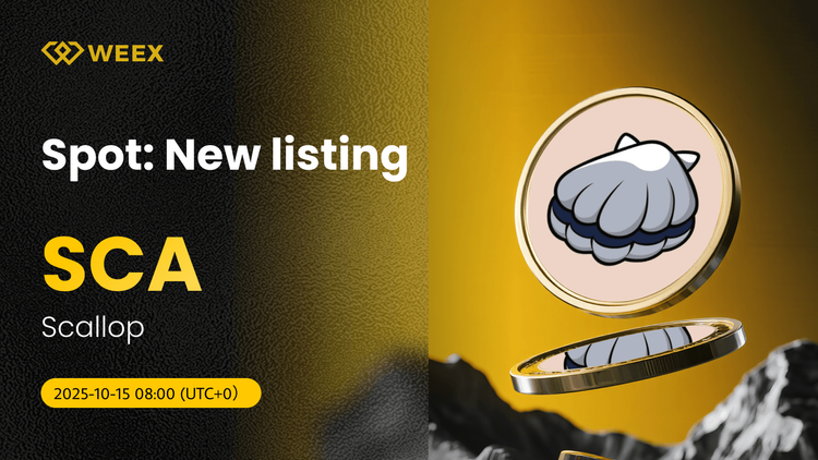 SCA USDT Nuevo listado: Moneda de Vieira (SCA) en WEEX Exchange