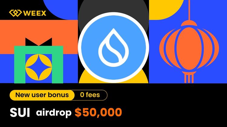 Airdrop SUI i nagrody za handel: Jak odebrać swoją część 50 000 USDT na WEEX