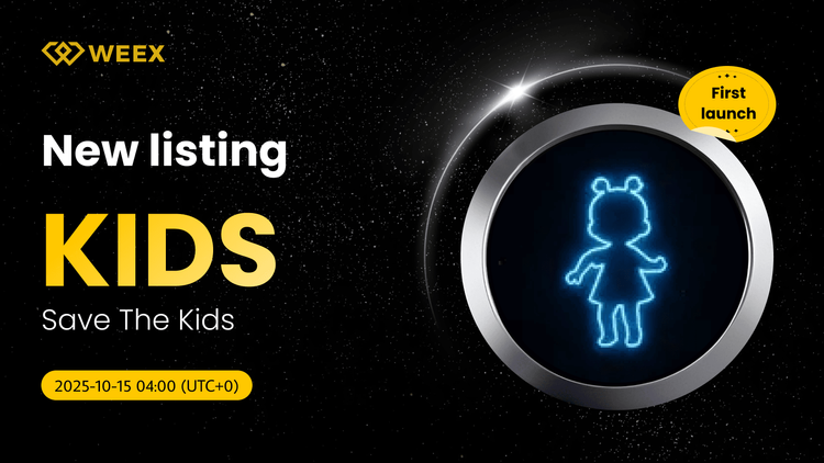Debuts de KIDS USDT: Moneda Save The Kids (KIDS) en las listas de WEEX
