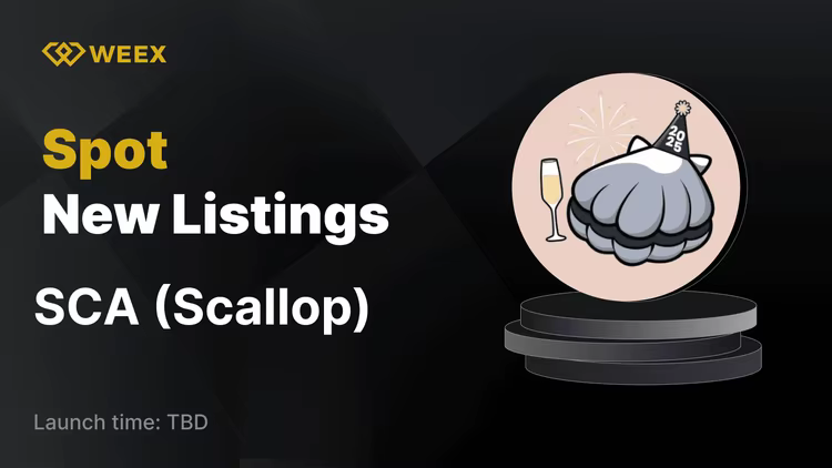 Scallop (SCA) ya cotiza en bolsa y SCA USDT comienza a operar en WEEX