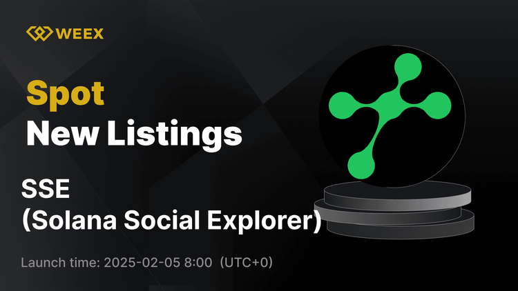 Solana Social Explorer (SSE) ahora cotiza en WEEX: ¡opere con SSE USDT hoy mismo!