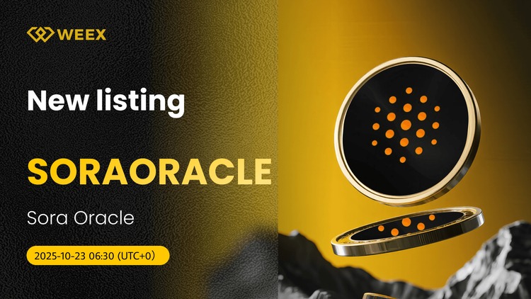 Listas USDT de SORACLE en WEEX Spot; Moneda de Sora Oracle (SORAORACLE)