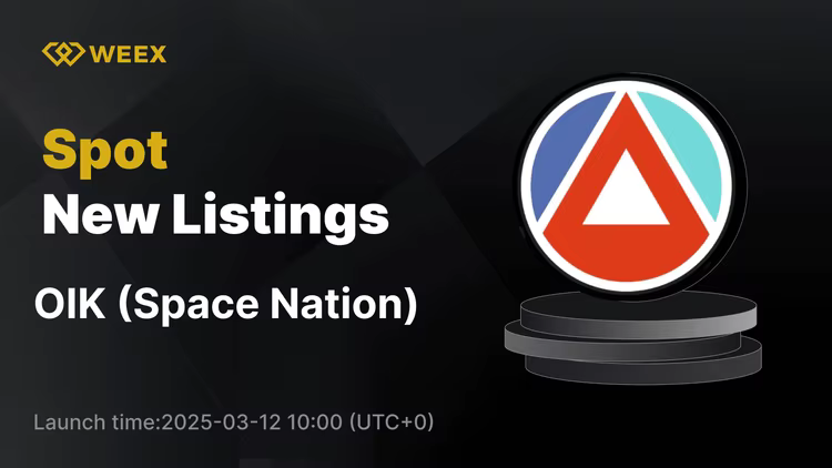 Space Nation (OIK) cotiza en WEEX Spot – OIK USDT Trading ahora abierto