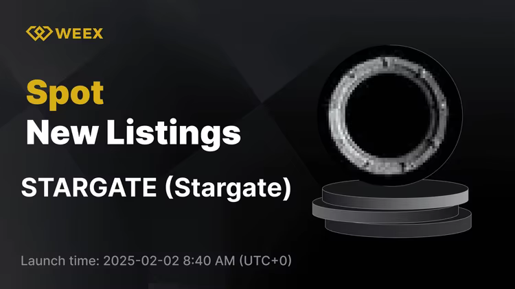Stargate (STARGATE) ya está disponible en WEEX: el par STARGATE USDT entra en funcionamiento